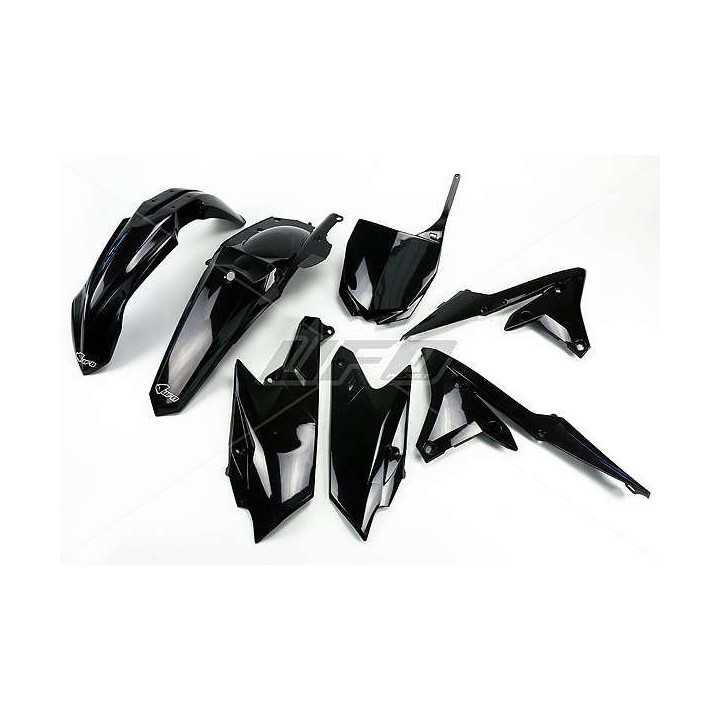 KIT PLASTIQUES UFO NOIR YZF 250 14/15