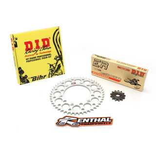Kit chaine DIDRENTHAL 520 type ERT2 1449 Kawasaki KX-250