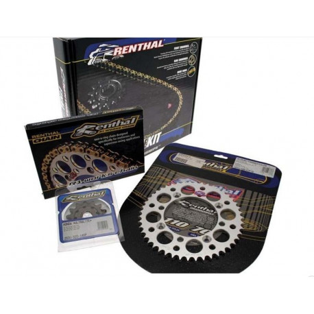 Kit chaine RENTHAL 420 type R1 1556 Honda CR-85 grandes roues