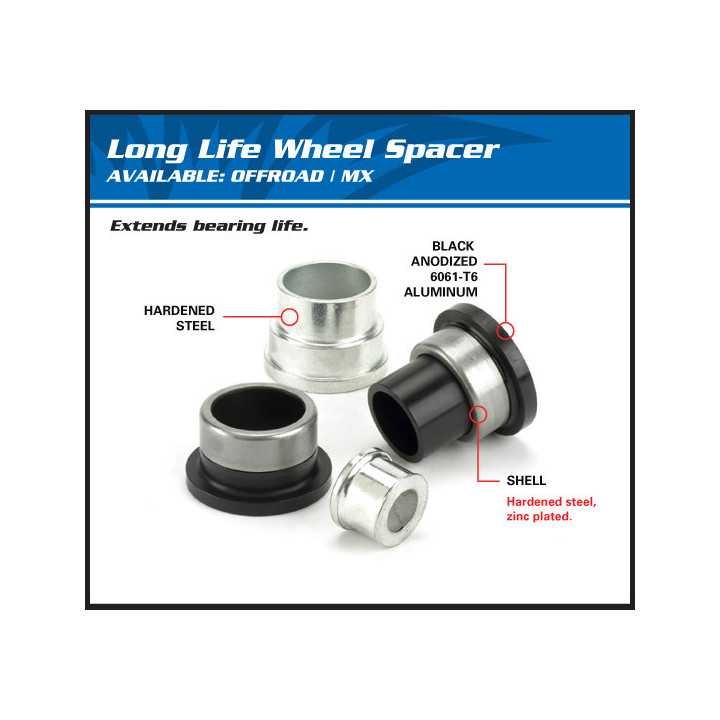 Kit entretoise roue avant ALL BALLS Yamaha YZ85 02 18