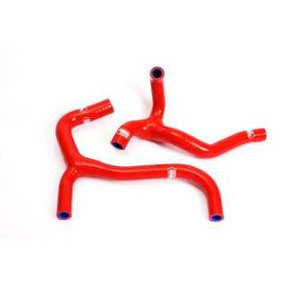 Durites de radiateur SAMCO kit transformation Y rouge - 2 durites Honda CRF450 03-04