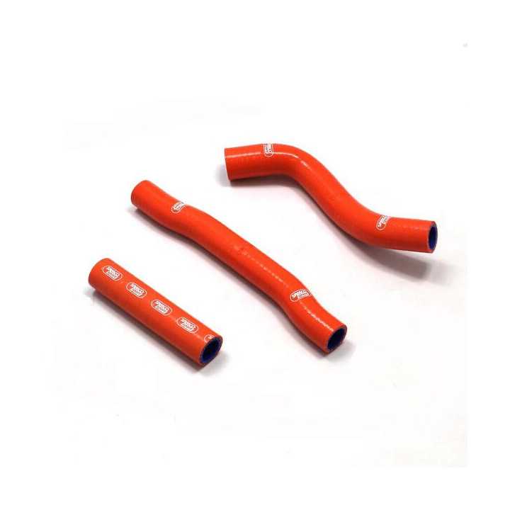 Durites de radiateur SAMCO type origine orange - 3 durites KTM SXF250 16-18