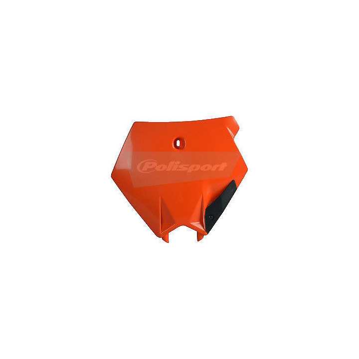 Plaque numéro frontale POLISPORT orange KTM SX 125/250 2003/06