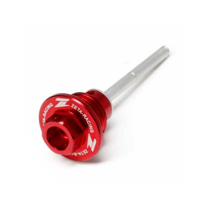 Jauge d'huile Zeta rouge pour Honda CRF 250 2004/09