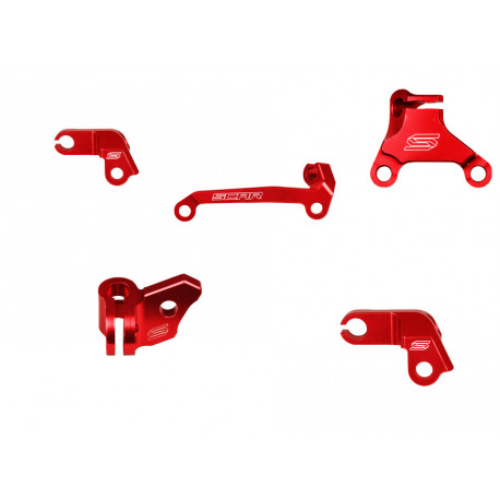 Guide câble d'embrayage SCAR rouge CRF450 15/16