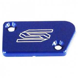 COUVERCLE DE MAÎTRE-CYLINDRE ARRIERE ROUGE/BLEU SCAR - Suzuki