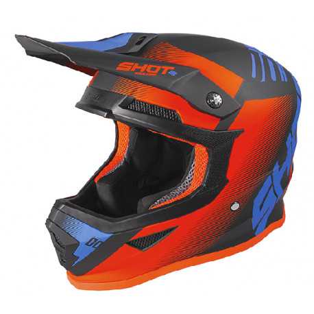 CASQUE FURIOUS TRUST BLACK CYAN NEON ORANGE MATT CASQUE FURIOUS TRUST BLACK CYAN NEON ORANGE MATT