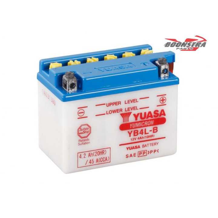 Batterie YUASA conventionnelle sans pack acide - YB4L-B