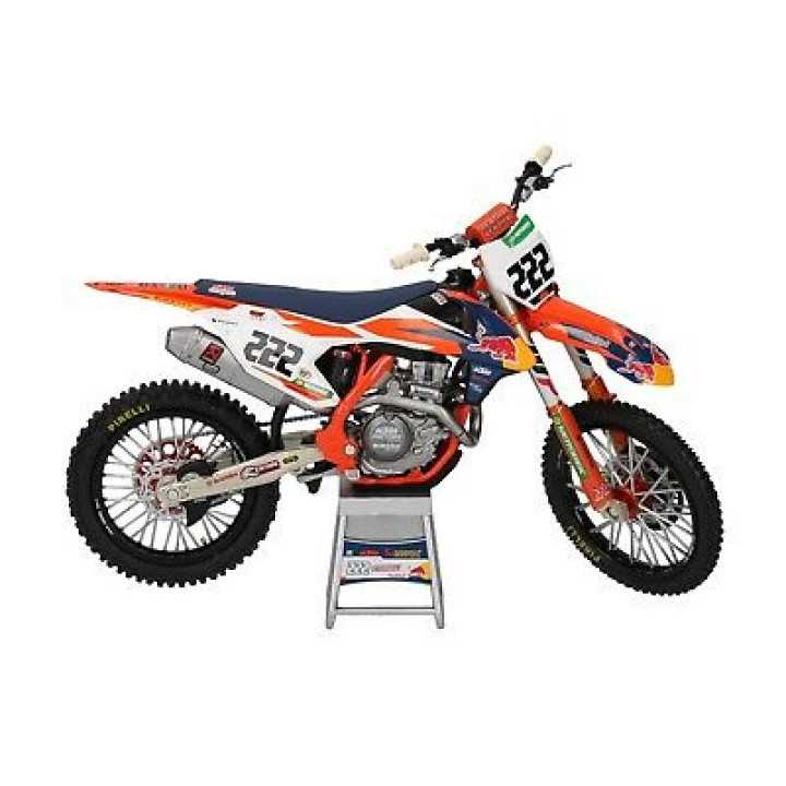 MAQUETTE MOTO CROSS KTM FACTORY RACING 450 SX-F RYAN DUNGEY 1/6° NEWRAY