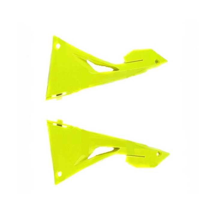 Caches plastiques boîte à air UFO jaune Honda CRF 450 2017-2020