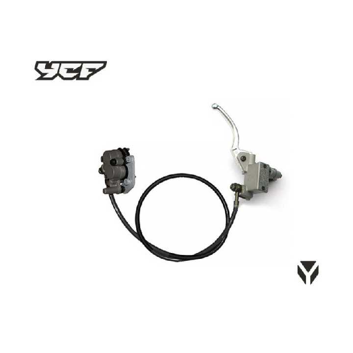 KIT FREIN COMPLET AVANT AVEC ETRIER DOUBLE PISTON BIGY/ PILOT/ SM F150