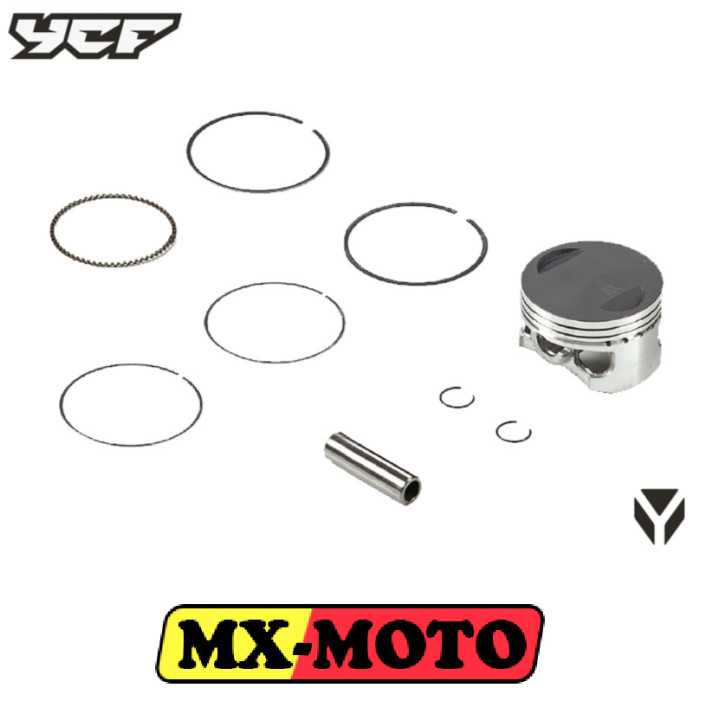 KIT PISTON COMPLET YCF 54-14 120/ 125CC ø54 AXE 14