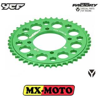 COURONNE ALUMINIUM TAILLEE DANS LA MASSE VERT