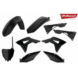 KIT PLASTIQUE POLISPORT NOIR HONDA CRF250 18-20 CRF450R 17-18