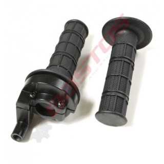 POIGNÉE de GAZ CARENAGE PLASTIQUE + TIRAGE BASTOS 125 140 150