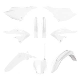 Kit plastiques carénage POLISPORT blanc YAMAHA 125 250 YZ 2022-24