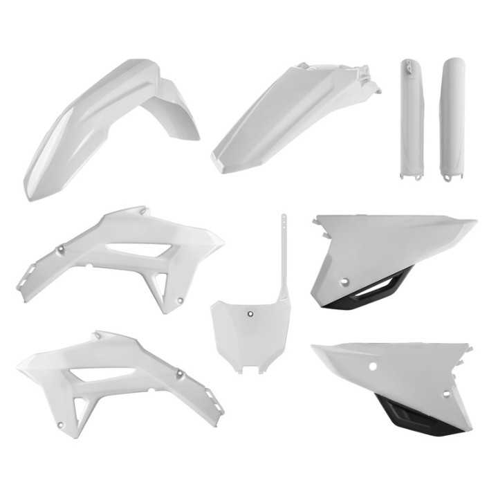 KIT PLASTIQUES POLISPORT BLANC HONDA CRF 250 450 2021-24