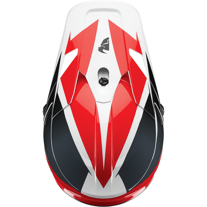 CASQUE CROSS THOR SECTOR FADER ROUGE BLANC