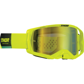 MASQUE LUNETTES CROSS THOR ACTIVATE NOIR JAUNE FLUO