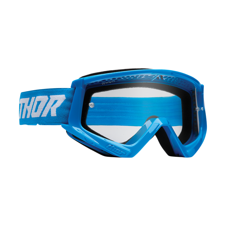 MASQUE LUNETTES CROSS THOR Combat Racer BLEU BLANC