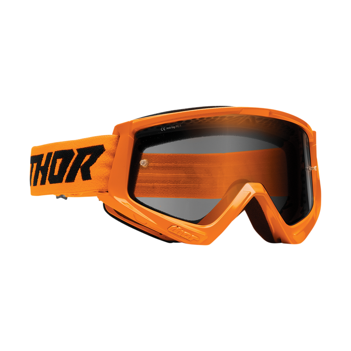 MASQUE LUNETTES CROSS THOR Combat Sand Racer ORANGE NOIR