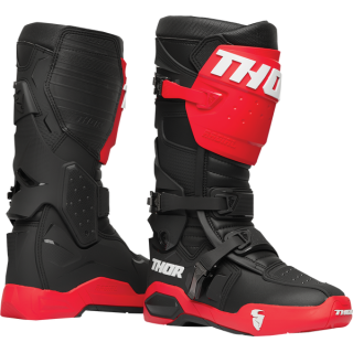 BOTTES CROSS THOR RADIAL ROUGE ET NOIR
