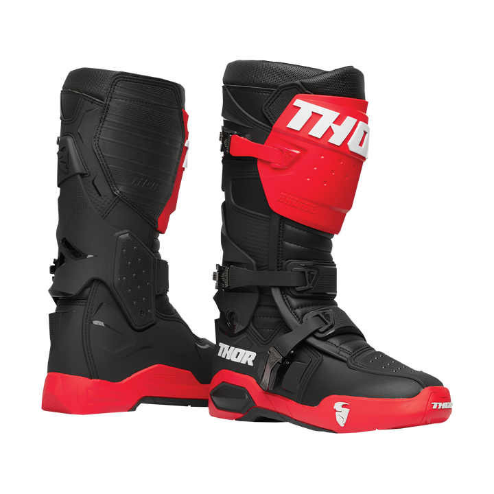 BOTTES CROSS THOR RADIAL ROUGE ET NOIR