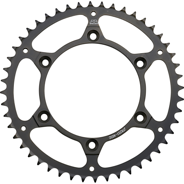 Couronne JT SPROCKETS 48 dents acier noir pas 520 type 251 Yamaha YZF-450 2016-18
