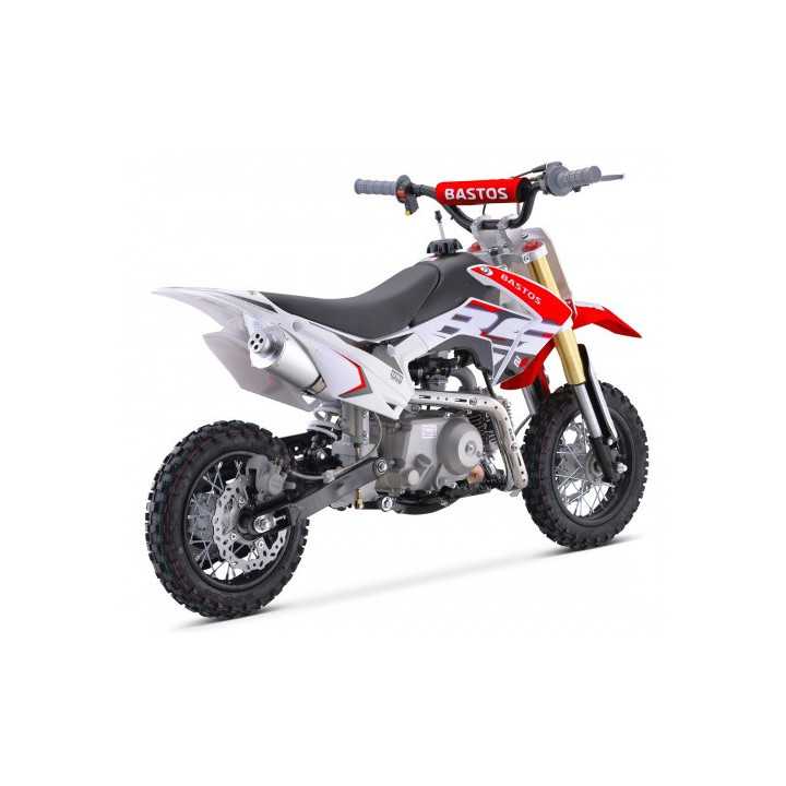 MOTO ENFANT PIT DIRT BIKE BASTOS BS 70cc mini 2025 ROUGE