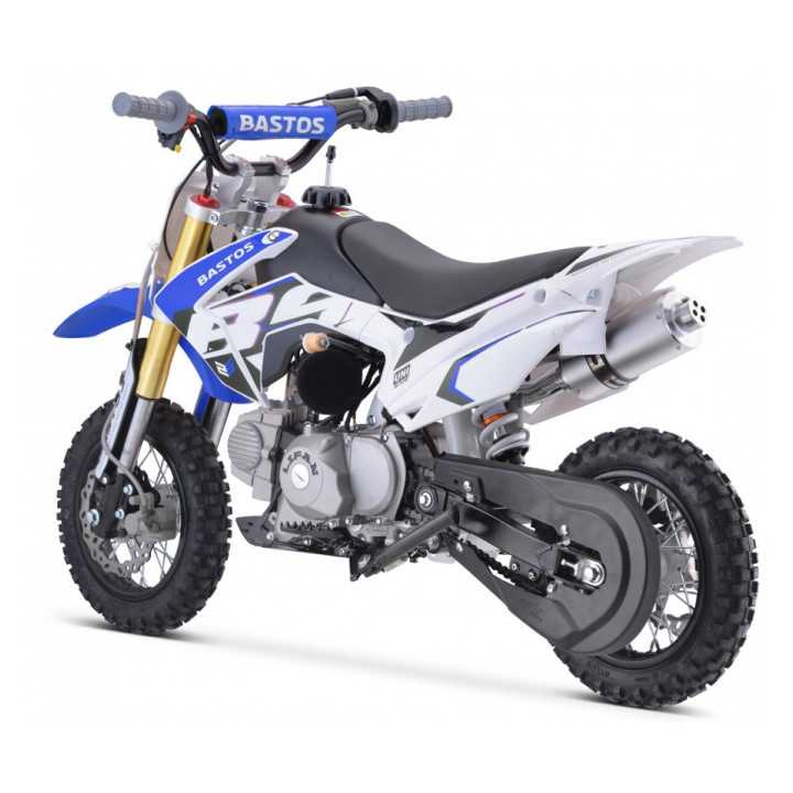 MOTO ENFANT PIT DIRT BIKE BASTOS BS 70cc mini 2025 BLEU
