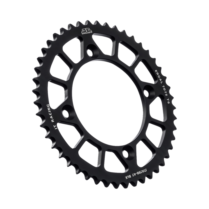 Couronne JT SPROCKETS 47 dents alu ultra-light anti-boue pas 428 type 798 YAMAHA YZ-85 petites roues 2002-18