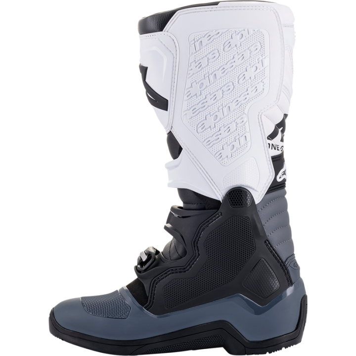 BOTTES CROSS ALPINESTAR BLANC NOIR JAUNE TECH 5
