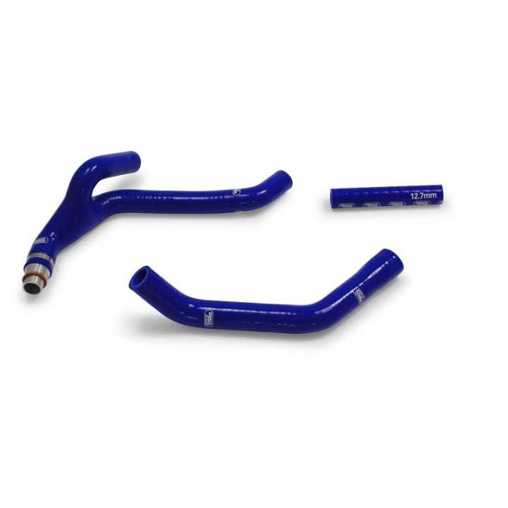 Durites de radiateur bleues SAMCO type origine - 3 durites Yamaha YZF 450 2018