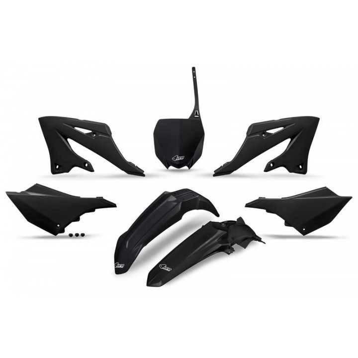 KIT PLASTIQUES CARENAGE UFO NOIR YAMAHA 125 250 YZ 2022-25