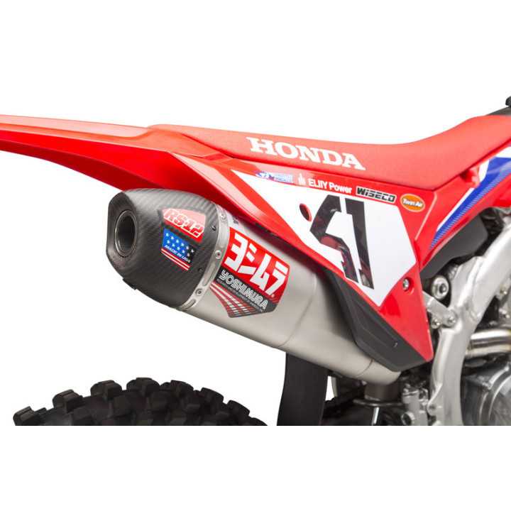 Ligne complète YOSHIMURA RS-12 Signature Series inox carbone- Honda CRF 250 2022-24