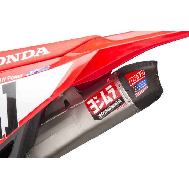 Ligne complète YOSHIMURA RS-12 Signature Series inox carbone- Honda CRF 250 2022-24