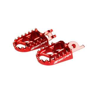 REPOSE PIEDS EVO SCAR ROUGE HONDA CR CRF 125 250 450 ET KAWASAKI KXF 250 450