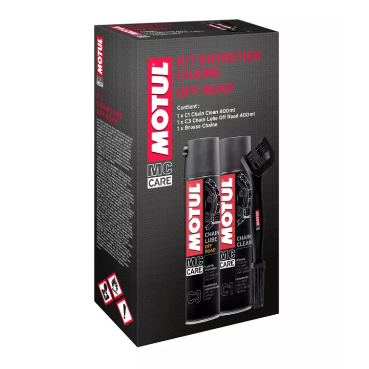 PACK NETTOYANT CHAINE ET GRAISSE OFF-ROAD MOTUL
