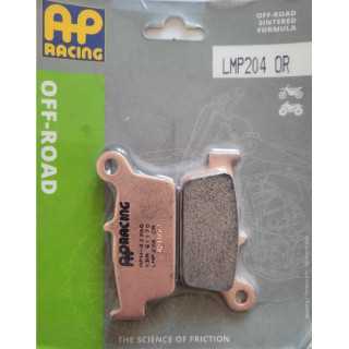 PLAQUETTES DE FREIN ARRIERE AP RACING LMP204OR YAMAHA WR 250 98/04