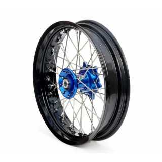 JANTE AVANT COMPLETE SUPERMOTARD NOIR BLEU RFX RACE 17' KTM SX SXF-EXCF 125 250 350 450 500 2016-24