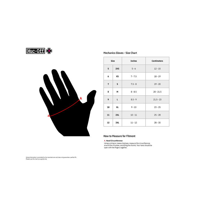 Gants d'atelier MUC-OFF noir