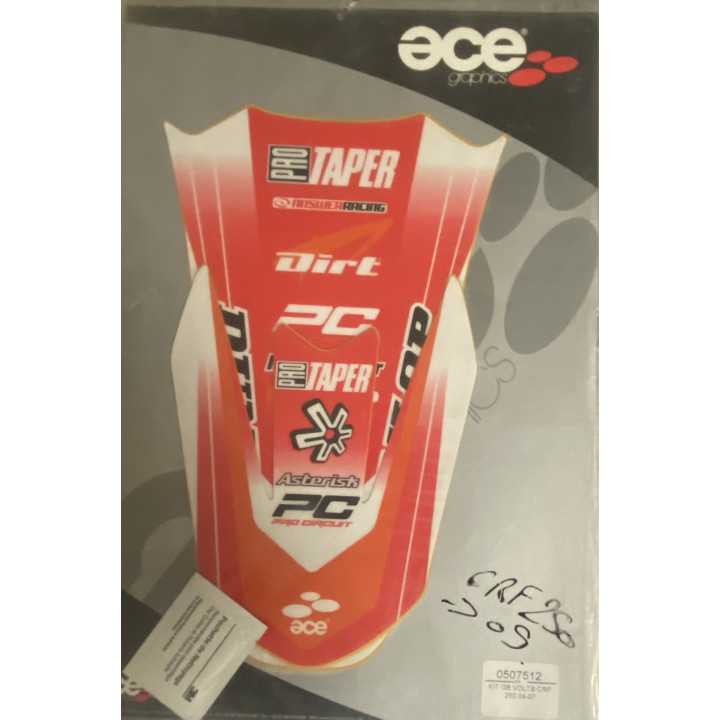 KIT STICKERS GARDE BOUE AVANT et ARRIERE HONDA CRF 450 2005-08