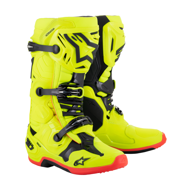 BOTTES CROSS ALPINESTAR JAUNE TECH 10