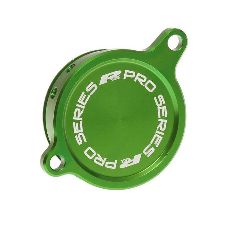 COUVERCLE DE FILTRE A HUILE RFX PRO VERT KAWASAKI KX-F 450 2006-15