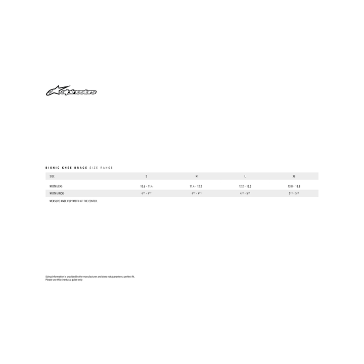 GENOUILLERES BIONIC ACTION ALPINESTARS