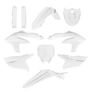 KIT PLASTIQUES CARENAGE POLISPORT REPLICA YAMAHA BLANC YAMAHA YZF 250 450 2023-24