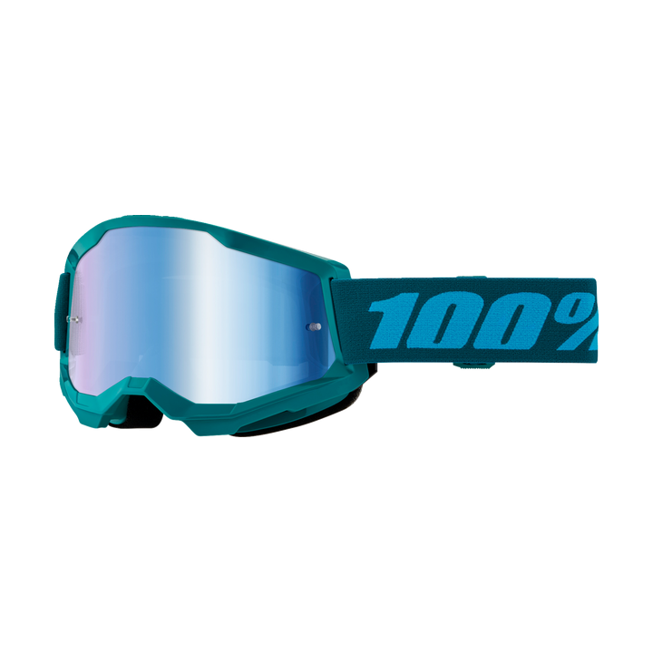 LUNETTES MASQUE 100% THE STRATA 2 GOGGLE BLEU MIRROR BLEU