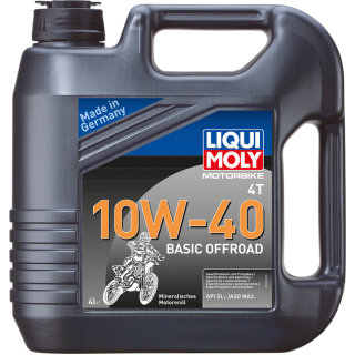 HUILE MOTEUR 4temps 10W40 BASIC OFFROAD LIQUIMOLY - 4Litre