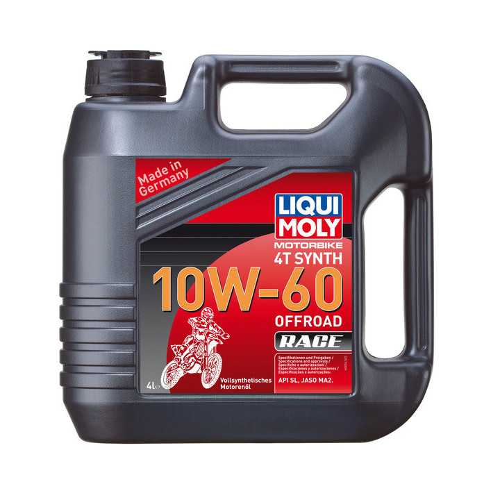 HUILE MOTEUR 4 temps 10W60 RACE OFFROAD LIQUIMOLY - 4 Litre