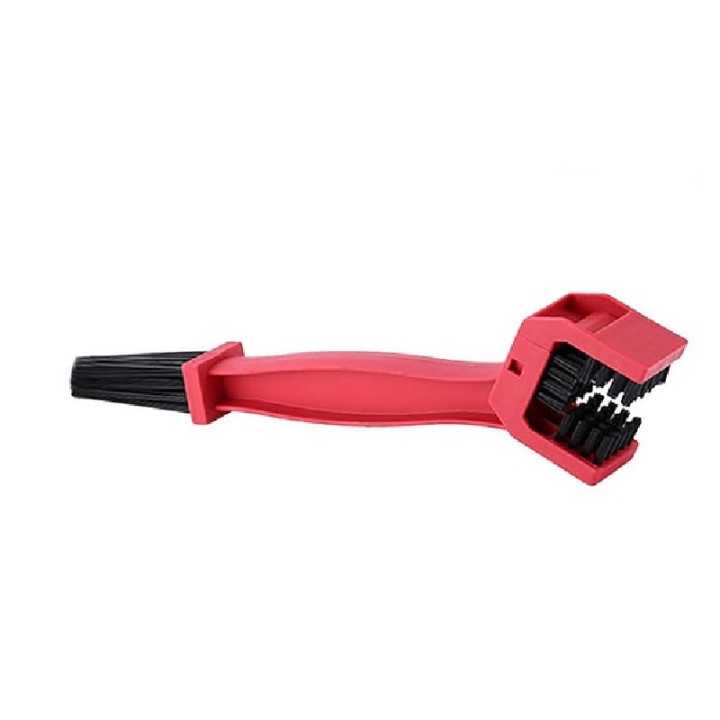 BROSSE NETTOYAGE CHAINE MOTO ROUGE
